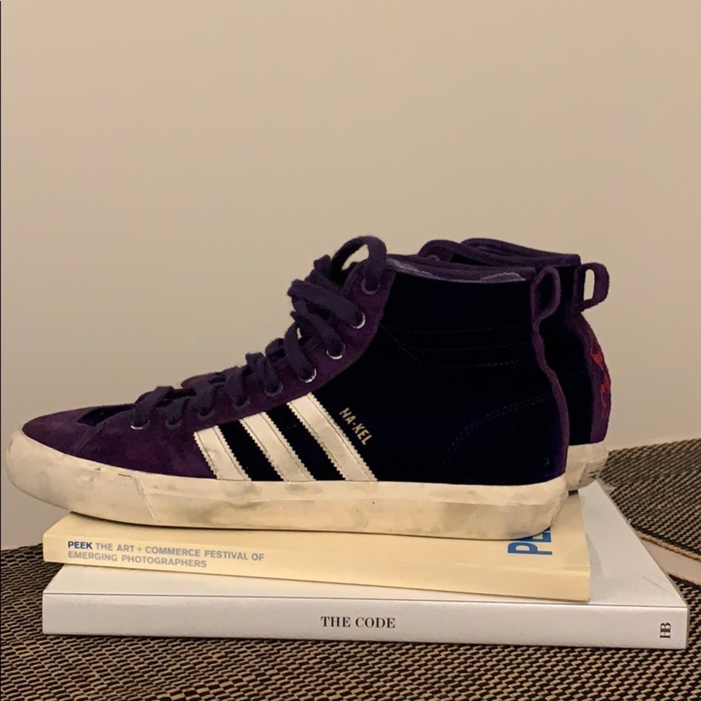 Adidas Na-Kel Purple Velvet Sneaker / Size 10